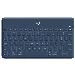Keys-to-go Bluetooth Keyboard For Apple iPad/iPhone/TV - Classic Blue Qwertz DEU