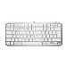 Minimalist Wireless Illuminated Keyboard - Mx Keys Mini - Pale Gray - Qwerty Russian