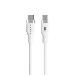 Silicone USB-c To USB-c 60w Charging Cable 1.5m - White