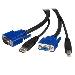 Cable For KVM 2-in-1 USB/ Vga 2m