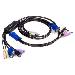 KVM Switch 2 Port USB Vga Cable With Audio