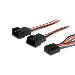 Pwm Fan Extension Power Y Cable F/m 4 Pin 12in