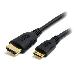 High Speed Hdmi Cable With Ethernet - Hdmi To Hdmi Mini- M/m 1m
