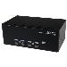 KVM Switch 4 Port Triple Monitor DVI With USB And Audio