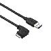 Slim Micro USB 3.0 Cable - M/m - Left-angle Micro-USB - 1m