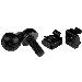 Screws And Cage Nuts - 50 Pack M6 X 12mm - Black