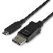 USB-c To DisplayPort Adapter Cable - 8k 30hz - 1m