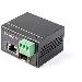 Poe+ Industrial Fiber To Ethernet Media Converter 30w - Sfp To Rj45 - Sm/mm Fiber To Gigabit Copper Mini Size Ip-30