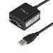 Ftdi USB To Serial Rs232 Adapter Cable With Com Retention 1 Port