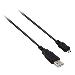 USB Cable A To Micro- B 1m Black (v7e2USB2amcb-01m)