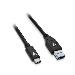 USB2 A To USB Type C Cable 1m Black