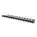 Patch panel CAT6 Unshielded 24-port With Shutter - Black