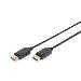 DisplayPort connection cable, DP M/M, 3m w/interlock, Ultra HD 4K, black