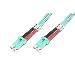 Fiber Optic Patch Cord, LC to LC Multimode 50/125 , Duplex Length 2m Class OM3