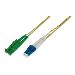 Fiber Optic Patch Cord, E2000 (APC) to LC (PC) Singlemode 09/125 , Duplex, Length 2m