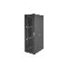 Server rack 42U, Unique, 2050x600x1000 mm perforated steel doors, color black (RAL 9005)