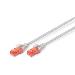 Patch cable - CAT6 - U/UTP - Snagless - Cu - 1m - Grey