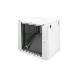 Wall mounting cabinet - 12U 638.40x600x45mm, White (RAL 7035)