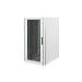 22U 19in Free Standing Network Cabinet 1125x600x800 mm, color grey (RAL 7035), with glass front door
