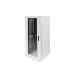 26U 19in Free Standing Network Cabinet 1300x600x600mm, color grey (RAL 7035), with glass front door