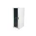 32U 19in Free Standing Network Cabinet 1560x600x800 mm, color grey (RAL 7035), with glass front door