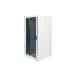 32U 19in Free Standing Network Cabinet 1560x800x800 mm, color grey (RAL 7035), with glass front door