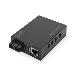 Media Converter, Multimode 10/100/1000Base-T to 1000Base-SX, Incl. PSU SC connector, Up to 0.5km