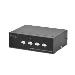 VGA Switch, 4 inputs, 1 output 250MHz, incl. power supply DC9V, 300mA, Max. Res. 1920x1080p