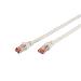 Patch cable - CAT6 - S/FTP - Snagless - Cu - 3m - White