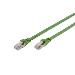 Patch cable - CAT6a - S/FTP - Molded - 1m - Green