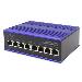Industrial 8-Port Fast Ethernet Switch DIN rail, extended temp. range