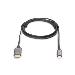 USB-C - HDMI Adapter, 2m 4K/30Hz, black, metal housing