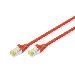 Patch cable - CAT6a - S/FTP - Snagless - Cu - 30m - red