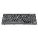 Keyboard for TFT Console French black wired Azerty French