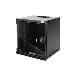 Wall Mounting Cabinet 254 mm (10in) 6U wall mounting cabinet 330x312x300 mm, color black (RAL 9005)