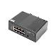 Industrial 7-port Gigabit PoE+Switch+1 PD-port IEEE802.3af/at, DIN rail, extended temp.range