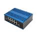 Industrial 8+1 Port Fast Ethernet PoE Switch Unmanaged. 8 RJ45 Ports 10/100 Mbits
