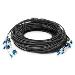 Breakout cable - 12 Fibers SM G.657.A1 LC/UPC-LC/UPC universal black 150m