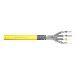 installation cable - Cat 7a - S/FTP - AWG 22/1 simplex - 1000m - Yellow - Cca