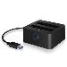Docking And Clone Station - 2bay 2.5in Sat HDD To USB 3.0 Host Single+ Clone