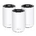 Deco Xe75 Pro - Whole Home  Mesh System Wi-Fi 6e - Tri-band - 3 Pack
