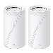 Deco Be-852 - Whole Home Tri-band Wi-Fi 7 Mesh System Be22000 - 2 Pack