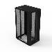 Server Cabinet W600 D1200 52u Airflow Combi Lock Fd S80 Percent Rd D80 Percent Black