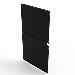 Side Panel - Slide In - 800mm - 47u  - Black With Mounting Set