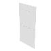 Side Panel - Horizontally Split - 1000mm - 47u  - White