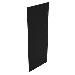 Side Rear Panel - Full Height  -  800mm - 24u - Black