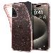 iPhone 15 Pro Max Case 6.7in Liquid Crystal Glitter Rose Quartz