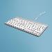 Compact Break Keyboard - White - Qwerty Uk - Wired